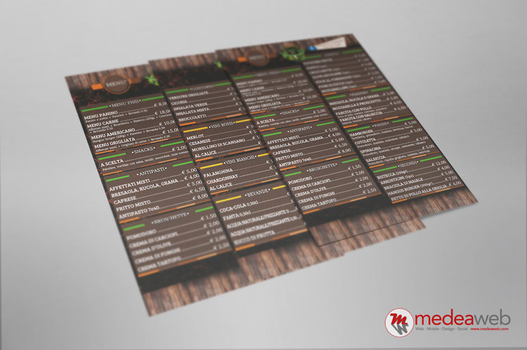 Menu 7e40 Pub