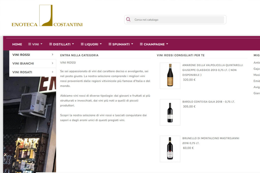 Menu di navigazione