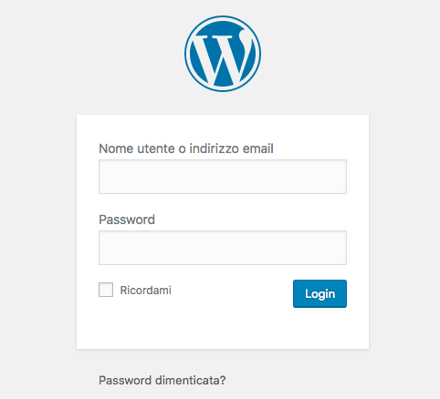 Login WordPress admin