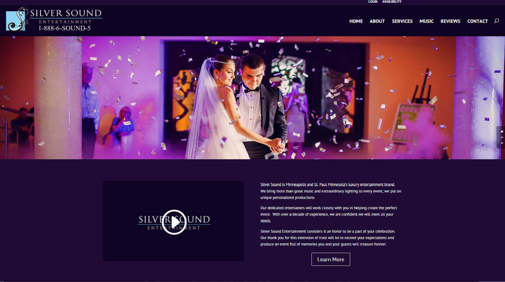Sito web viola