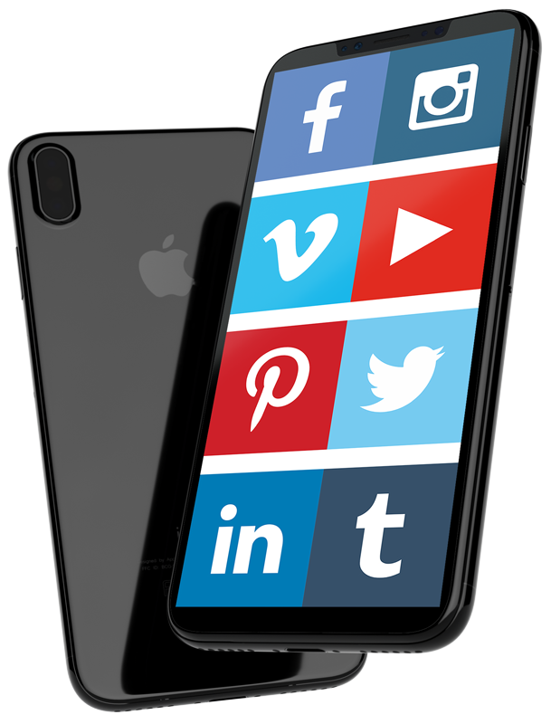 social media smartphone mockup social media smartphone mockup