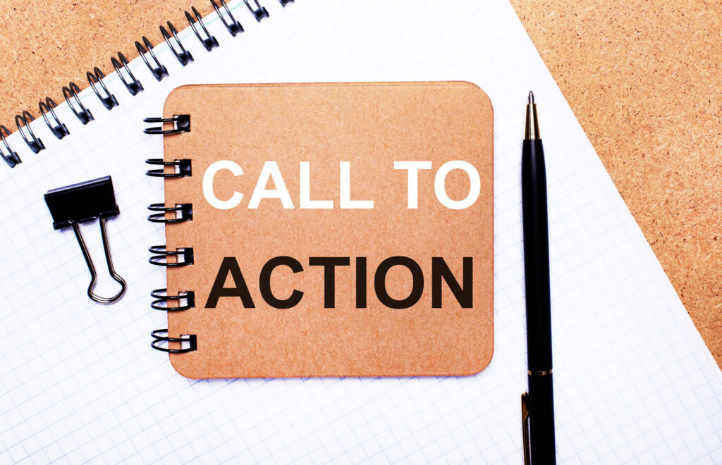 call to action homepage sito