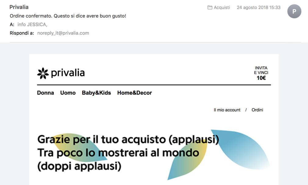esempio microcopy