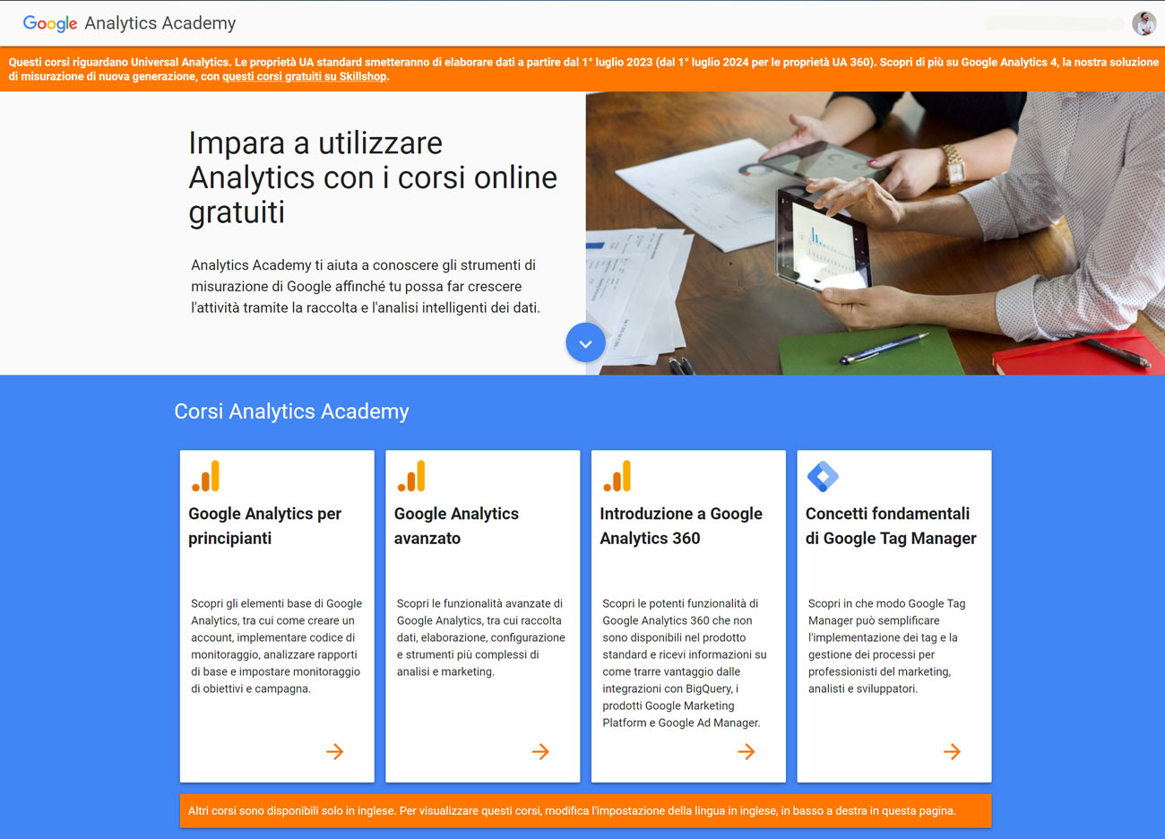certificazione google