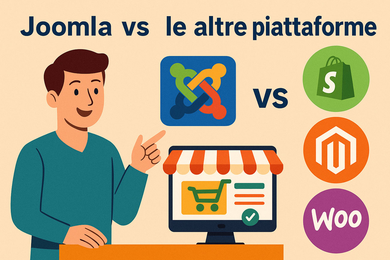 joomla ecommerce e le altre piattaforme