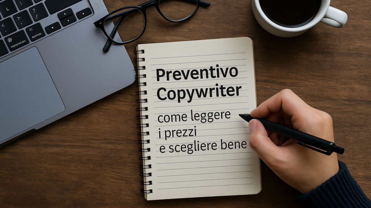Preventivo Copywriter: come leggere i prezzi e scegliere bene